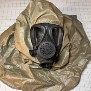 Issued Israeli M-15 Gas Mask w/ hood